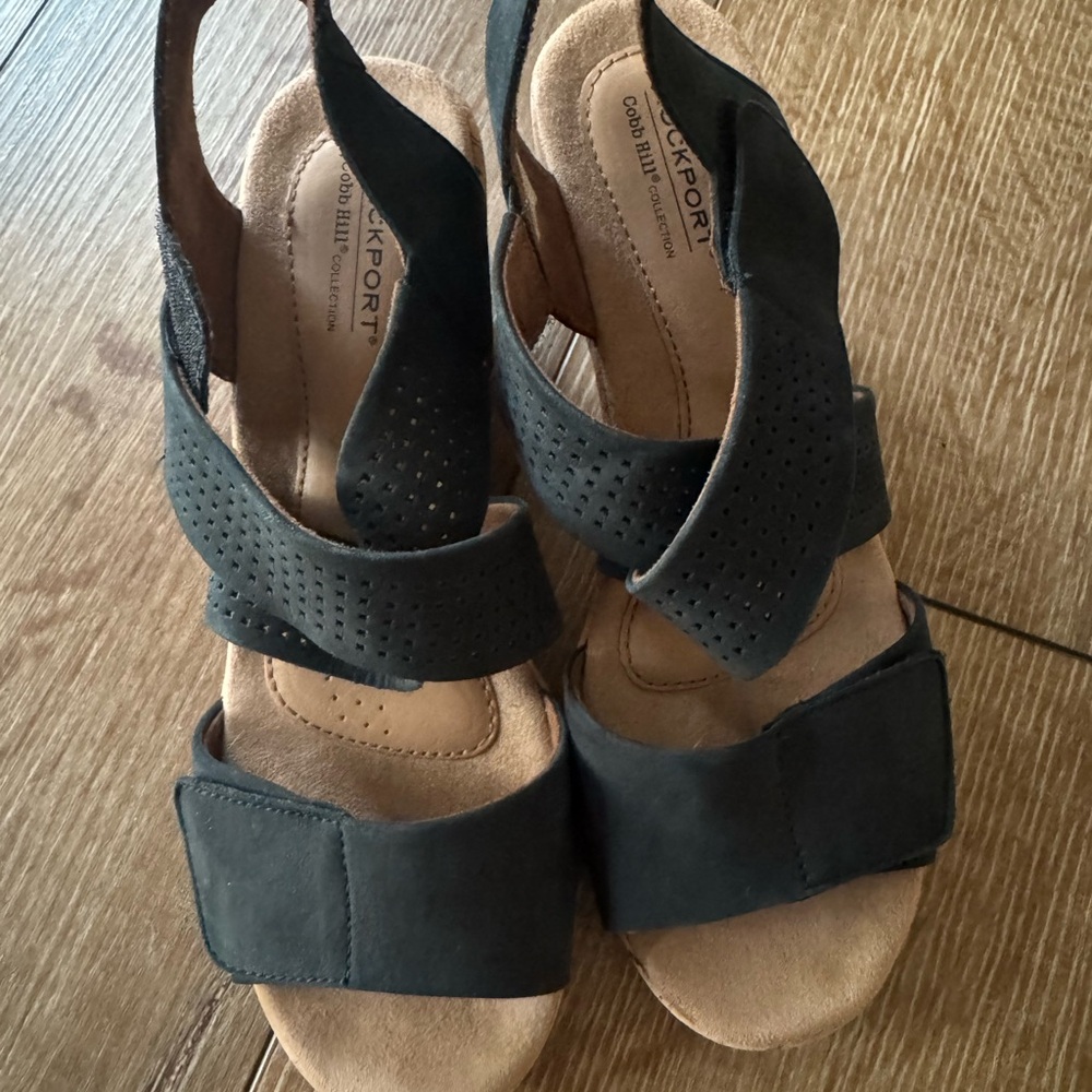 Rockport Women's Black Sandals